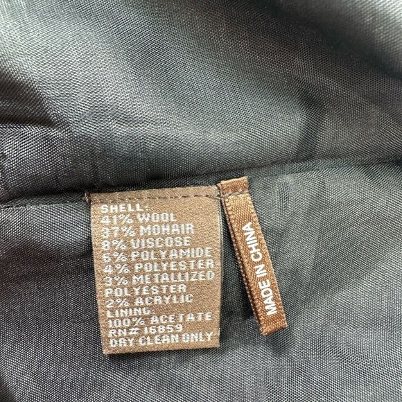 New J.McLaughlin Wool Blend Tweed Lined Pencil Skirt Size 2 - Picture 6 of 9